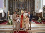 Biskup Radoš krstio malenog Anđela, peto dijete obitelji Grabant iz Varaždina 
